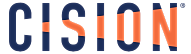 Cision logo in blue and orange colors.