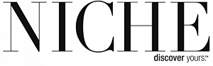 Niche logo with tagline "discover yours"