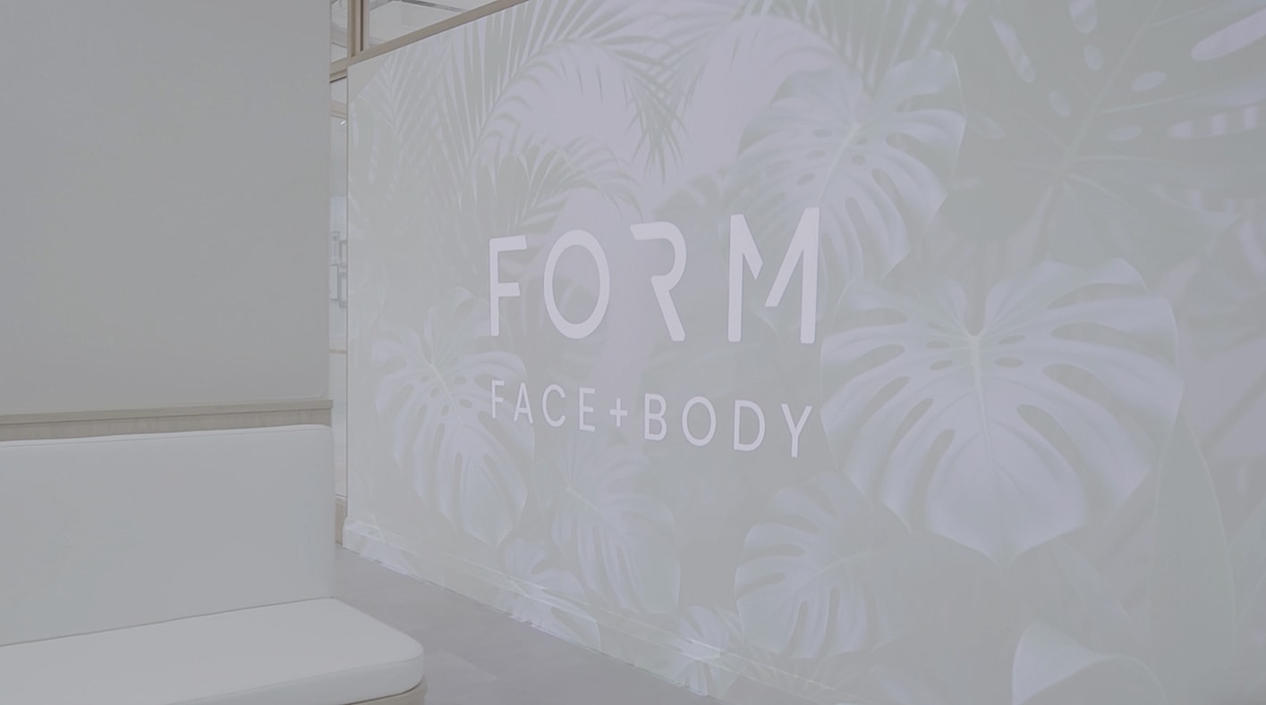 FORM Face + Body modern spa interior design.